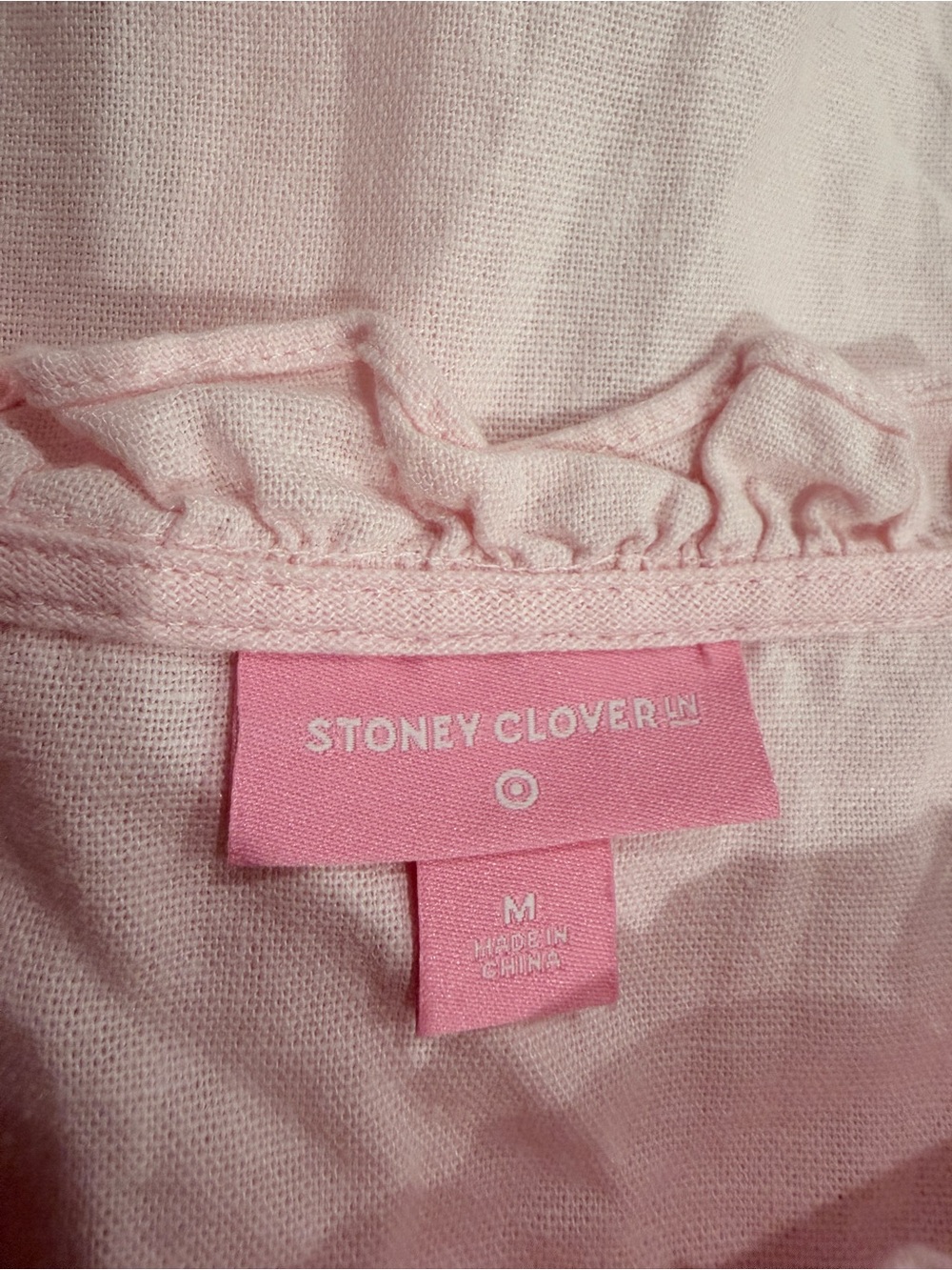 Stoney Clover Lane x Target Light Pink Ruffle Button-Front Dress - M - Picture 9 of 14
